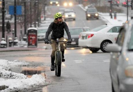 “Who wants to sit in Boston traffic in the winter?” asked Greg Ralich, who’d rather be pedaling.

